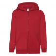 K163 Fruit of the Loom Kids Classic Hooded Sweat Jacket