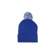 K154 Acrylic Pom Pom Beanie Hat