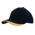 H153 Brushed Heavy Cotton 6 Panel Baseball Cap