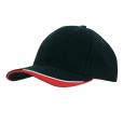 H153 Brushed Heavy Cotton 6 Panel Baseball Cap