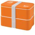 N054 MIYO Eco Lunch Box - Double - Spot Colour