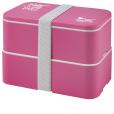 N054 MIYO Eco Lunch Box - Double - Spot Colour