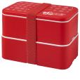N054 MIYO Eco Lunch Box - Double - Spot Colour