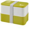 N054 MIYO Eco Lunch Box - Double - Spot Colour