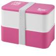 N054 MIYO Eco Lunch Box - Double - Spot Colour