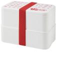 N054 MIYO Eco Lunch Box - Double - Spot Colour
