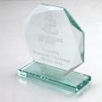 H143 Jade Green Octagon Award