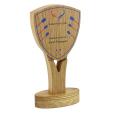 Q096 Solid Oak Trophy Award - Full Colour