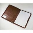 J088 Melbourne Nappa Zipped Leather Conference Folder