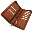 Q035 Pebbled Leather Travel Wallet
