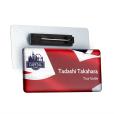 Q074 Domed Metal Name Badge