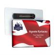 Q074 Domed Metal Name Badge