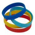 Q071 Recessed Silicone Wristband