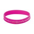 N077 Silicone Screen Printed Wristband