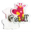 Q075 25mm Bespoke Recycled Acrylic Badge