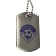 N081 Printed Metal Dog Tag - Spot Colour