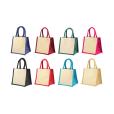 M131 Green & Innocent Mini Juko Jute Bag - Spot Colour