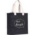 Q047 Dargate Coloured Jute Tote Bag - Full Colour