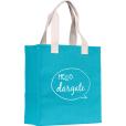 Q047 Dargate Coloured Jute Tote Bag - Full Colour