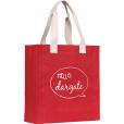 Q047 Dargate Coloured Jute Tote Bag - Full Colour