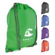 N066 Heavyweight Polyester Drawstring Bag - Spot Colour