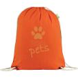 N066 Seabrook 5oz Recycled Cotton Drawstring Bag - Spot Colour