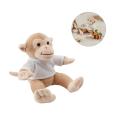 Q143 Plush Monkey Shaped Toy with T-Shirt