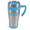 H004 Colour Trim Stainless Steel Travel Mug