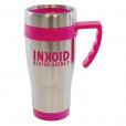 H004 Colour Trim Stainless Steel Travel Mug