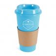 K018 Plastic Cafe Takeaway Mug