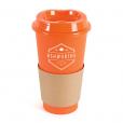 K018 Plastic Cafe Takeaway Mug