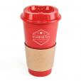 K018 Plastic Cafe Takeaway Mug