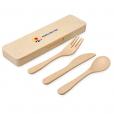 J138 Bamboo Cutlery Set