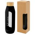 M015 Avenue Borosilicate Glass Bottle with Bamboo Lid
