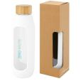 M015 Avenue Borosilicate Glass Bottle with Bamboo Lid