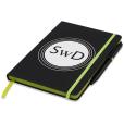 N148 Medium Noir Edge Notebook - Spot Colour