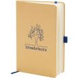 Q131 Broadstairs A5 Eco Kraft Notebook - Debossed