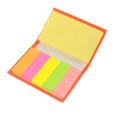 M064 Small Hard Back Sticky Notebook - Spot Colour