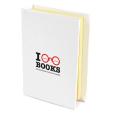 N140 Small Hard Back Sticky Notebook - Spot Colour