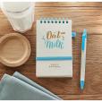 N144 A6 Recycled Milk Carton Notebook and Ballpen Set