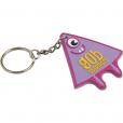 J077 40mm Bespoke Moulded Soft PVC Key Ring  