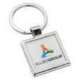 N037 Domed Metal Key Ring