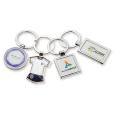 Q031 Domed Metal Key Ring