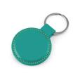 Q031 Porto rPET Round Key Ring - Debossed