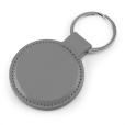Q031 Porto rPET Round Key Ring - Debossed