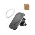 Q027 Magnetic Car Phone Holder & Wireless Charger - Spot Colour