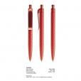 H047 Prodir QS01 Faceted Patterned Matt Ballpen