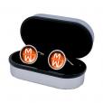 J133 Resin Dome Cufflinks - Full Colour