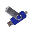 Q017 Dual Twister 8GB USB Flash Drive - Engraved