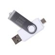 Q017 Dual Twister 8GB USB Flash Drive - Engraved